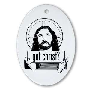  Ornament (Oval) Got Christ Jesus Christ 