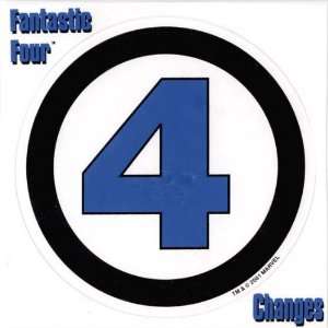 Fantastic Four   Logo Decal   Sticker Automotive