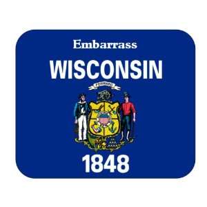  US State Flag   Embarrass, Wisconsin (WI) Mouse Pad 