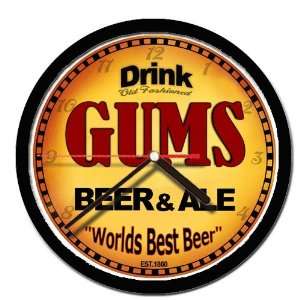  GUMS beer and ale cerveza wall clock: Everything Else