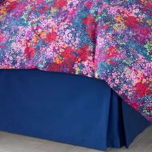  Teen Vogue Sweet Floral Bedskirt   Blue: Home & Kitchen
