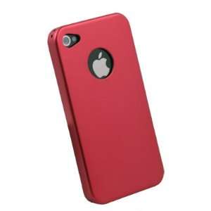   iPhone 4 4S Red Aluminum Metal Cover Case: Cell Phones & Accessories
