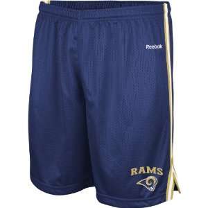 Reebok St. Louis Rams Rookie Mesh Shorts:  Sports 