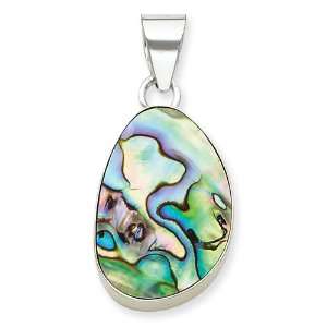  Sterling Silver Abalone Pendant: Vishal Jewelry: Jewelry
