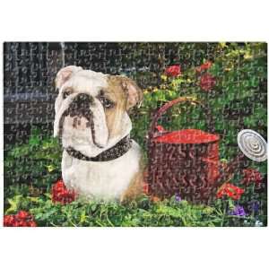  Bulldog 25 Cent Kisses 252 Pc. Puzzle with Photo Tin