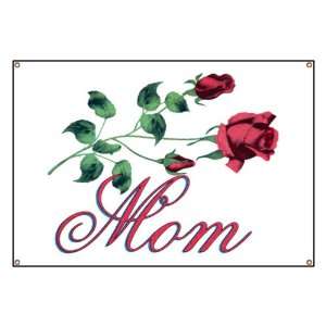  Banner Mom with Roses for Mothers Day 