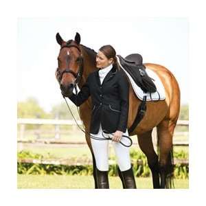  ELT Dressage Coat   Navy w/ Silver Piping: Sports 