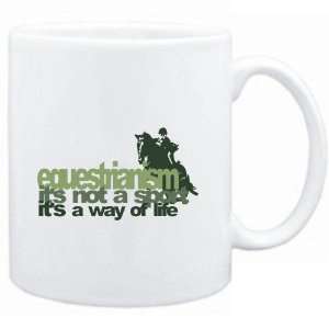  Mug White  Equestrianism WAY OF LIFE Equestrianism 