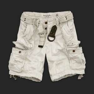  Abercrombie & Fitch Algonquin Cargo Shorts with Belt 33 