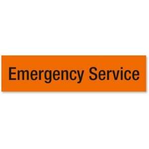  Emergency Service, Large (2 1/4 x 9) Label Office 