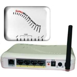  Supramax 4PORT Enet Dsl Modem Electronics