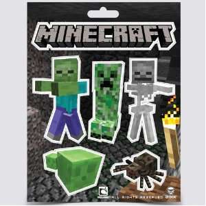  Minecraft Monsters Sticker Pack: Toys & Games