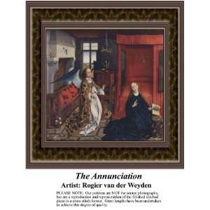  The Annunciation by Weyden, Cross Stitch Pattern PDF 