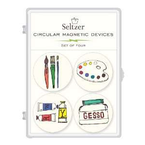  Artist Tools Circular Magnetic Device By Seltzer (Set of 