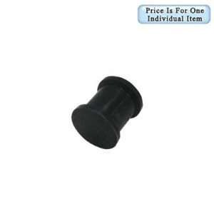    Small Gauge Black Flexible Silicone Ear Plug   0 Gauge: Jewelry