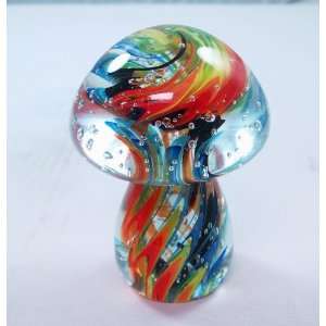   Hand Blown Huge Rainbow Art Glass Paperweight PP 0180: Everything Else