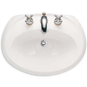 American Standard 0411.039.165 Ellisse Petite Countertop Sink with 8 