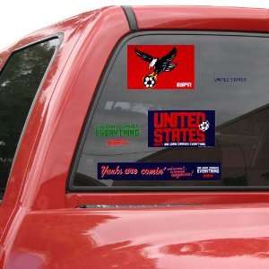  USA SOCCER WORLD CUP 2010 ULTRA DECAL: Sports & Outdoors