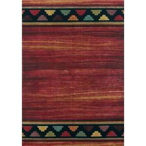   Mayan Peak Poppy Red 06800 7 8 X 10 10 Area Rug