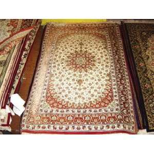  2x4 Hand Knotted qum Persian Rug   40x27
