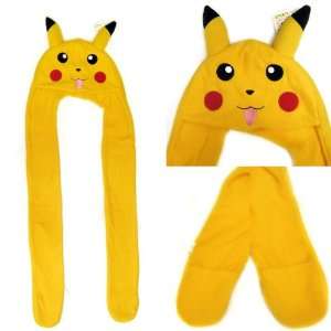  Pokemon: Pikachu Hat Scarf Combo: Toys & Games