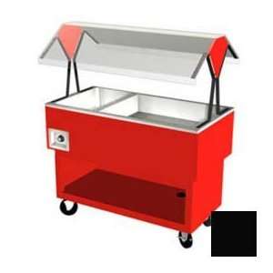   Hot/Cold Portable Buffet, 2 Sections, 240v, 58 3/8L, Bright White