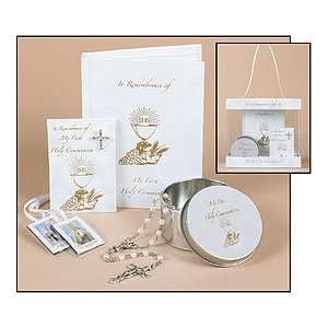Gifts of Faith First Communion Gift Set Girl Prayer Book Rosary Cross 
