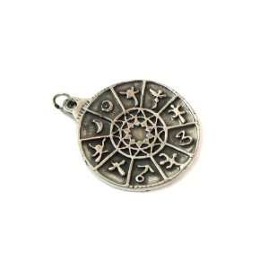 The Planetary Signs Pewter Pendant, Talisman and Amulet Collection