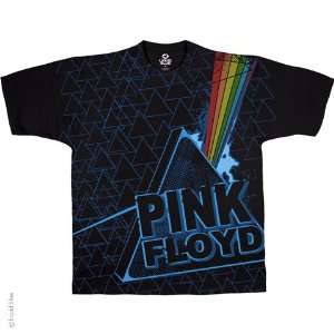  Pink Floyd Dark Sided T Shirt (Black), 2XL Sports 