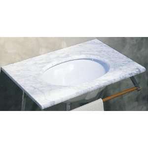 Lacava 33S 002 Undercounter Porcelain Lavatory with Overflow in Bisc