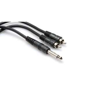  Brand New Hosa Cyr 102 2 M 1/4 Ts to 1/4 Dual RCA Y 