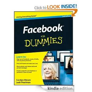 Facebook For Dummies: Carolyn Abram, Leah Pearlman:  Kindle 