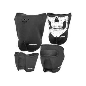  Schampa Fleeceprene Masks Half Mask Black: Automotive