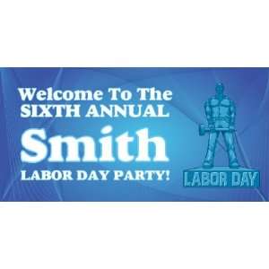  3x6 Vinyl Banner   Labor Day Party Statue: Everything Else