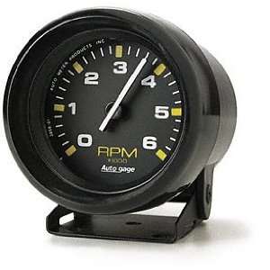  Auto Meter 2306 Auto Gage Black 2 3/4 6000 RPM Tachometer 