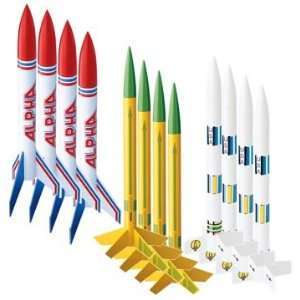   Viking & Generic) Model Rocket Kit Bulk Pack (12 ea): Toys & Games