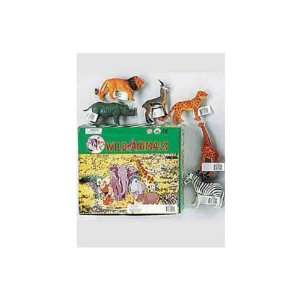 New   wild animals 12 assorted (assortment may vary)   Case of 24 
