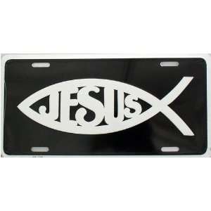    LP   243 Jesus Fish License Plate   1246: Sports & Outdoors