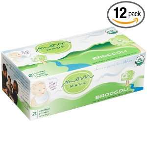 Mom Made Foods Broccoli Baby Food, 7 Ounce Boxes (Pack of 12)  