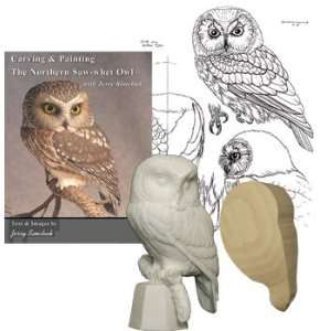  Woodcarving   SAW WHET OWL KIT