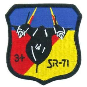  U.S. Air Force SR 71 Patch Black & Red 3 Patio, Lawn 