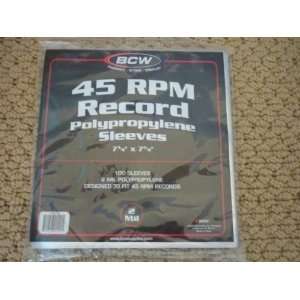  Bcw 45 Rpm Record Sleeves