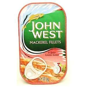 John West Mackerel Fillets in Spicy Grocery & Gourmet Food