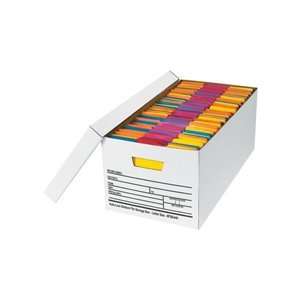  Auto Lock Letter File Storage Box w/ Lid: Office Products