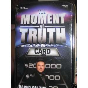   The Moment of Truth Card Game (Includes a Lie Detector) Toys & Games