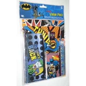  Batman 11 pc Value Set   School Supply   Stationery Set 