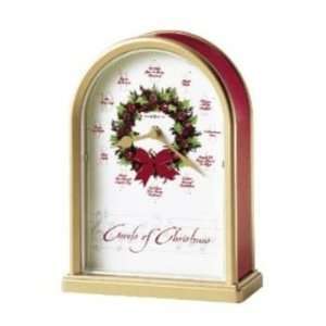  Carols of Christmas Holiday Table Clock: Home & Kitchen