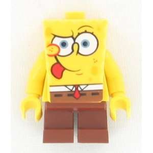   Squarepants Tongue Out Minifig 4982 sold loose: Everything Else