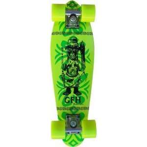 Longboard Skateboard Pigme Warrior Yellow Retro Mini Skateboard 