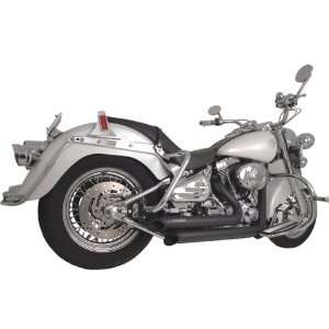   Out Black Exhaust for 1986 2011 Harley Davidson Softail: Automotive
